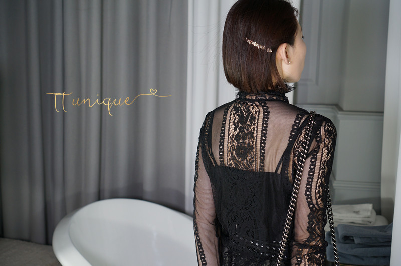 TT Unique Fog Mystery sexy Feminine black Lace full dress jacket Cardiganin the Women's clothing/Boutique , Lace shirt/Chiffon shirt  category - from Buy2taobao.com to provide professional Taobao agent buy service