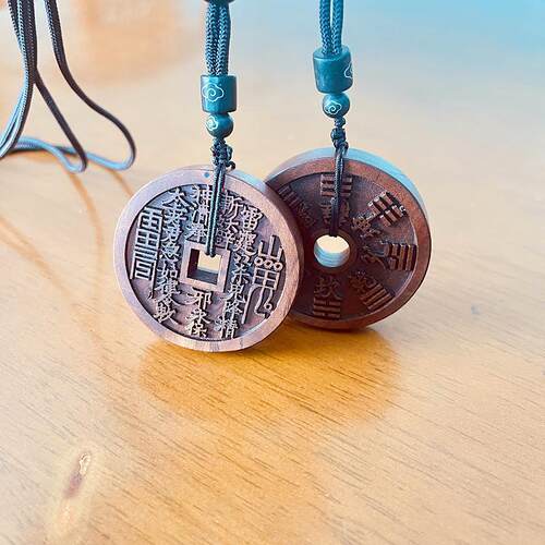 枣木雷击木天然吊坠道家