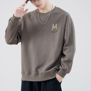 潮流男装旗舰官店宽松重磅卫衣男士2026春夏季新款长袖衣服