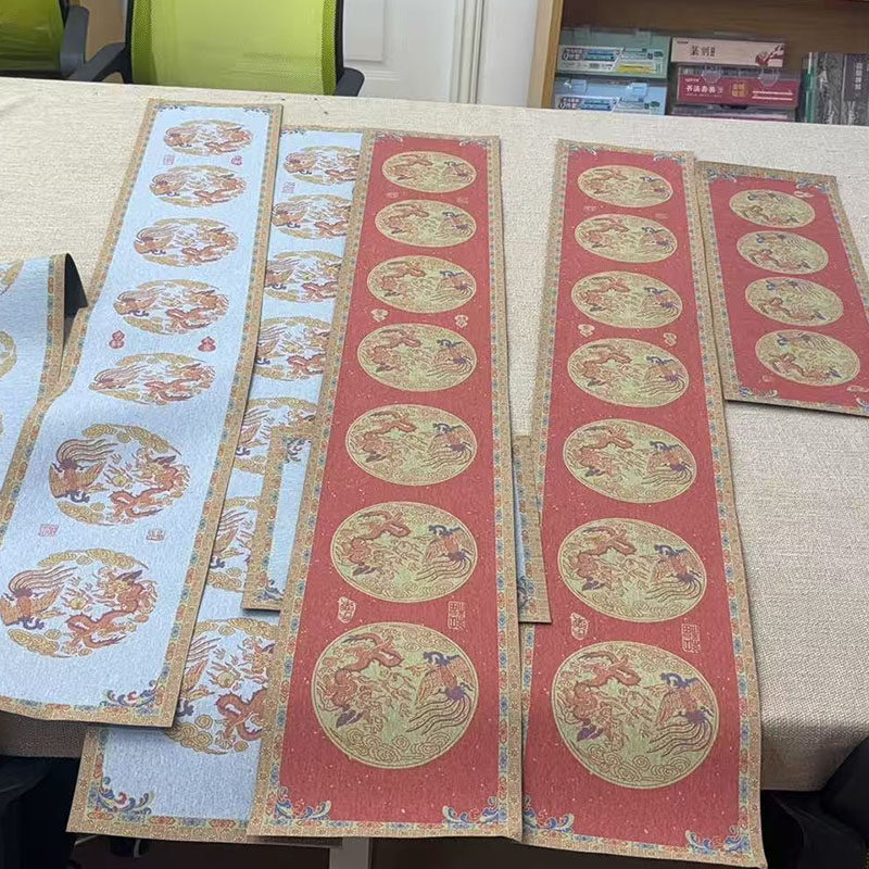 新款对联水写布2026年龙凤春联水洗布清水练字反复使用自写福字