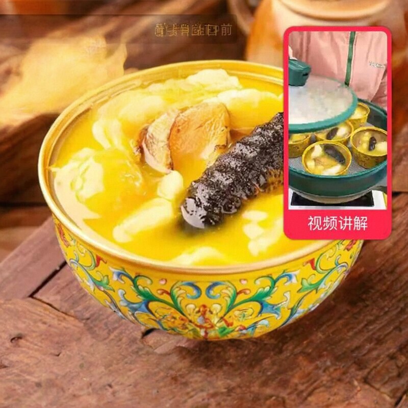 正宗御丰冠金汤佛跳墙托诗桃加热即食鲍鱼海参花胶海鲜炖盅单人份