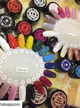 （特价包邮）现货1区 日本ageha gel 可卸光疗胶 美甲色胶 2.7g