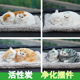 仿真会叫竹炭母子猫仿真狗可爱车内吸附甲醛净化空气车饰摆件礼物