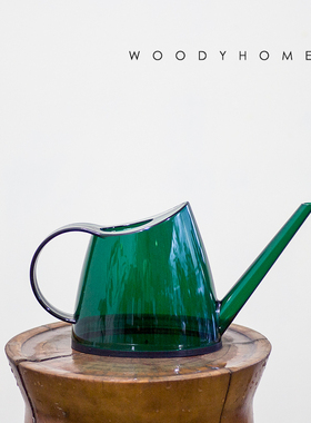 本木庐舍丨磨砂硬质树脂浇水壶 复古风 样板房布置摆件 水量可视
