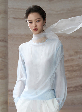 COMMON VALUE「 禅 Pāra 」东方幻影飘带衬衫多穿法清透凉感上衣