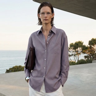 龛 Niche 中性气质复古衬衫 VALUE 宽松衬衣 「 长袖 COMMON 」法式