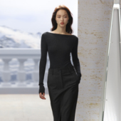 COMMON 打底衫 VALUE 德国扬子100%澳洲羊毛一字领无缝一体春季