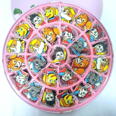 狗狗汪汪队巧克力礼盒装男孩生日礼物儿童节送孩子高颜值糖果