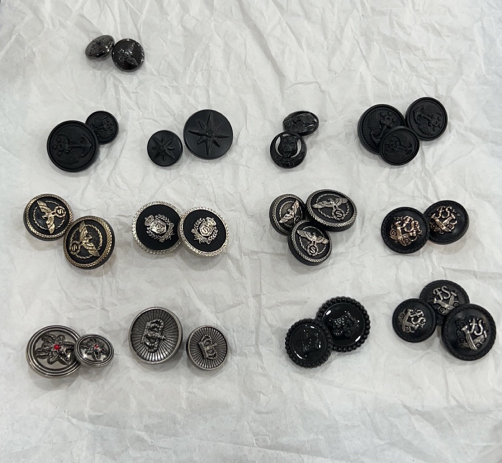 10007男装皇冠纽扣金属毛衣西服扣子西装外套皮草大衣钮扣手缝扣