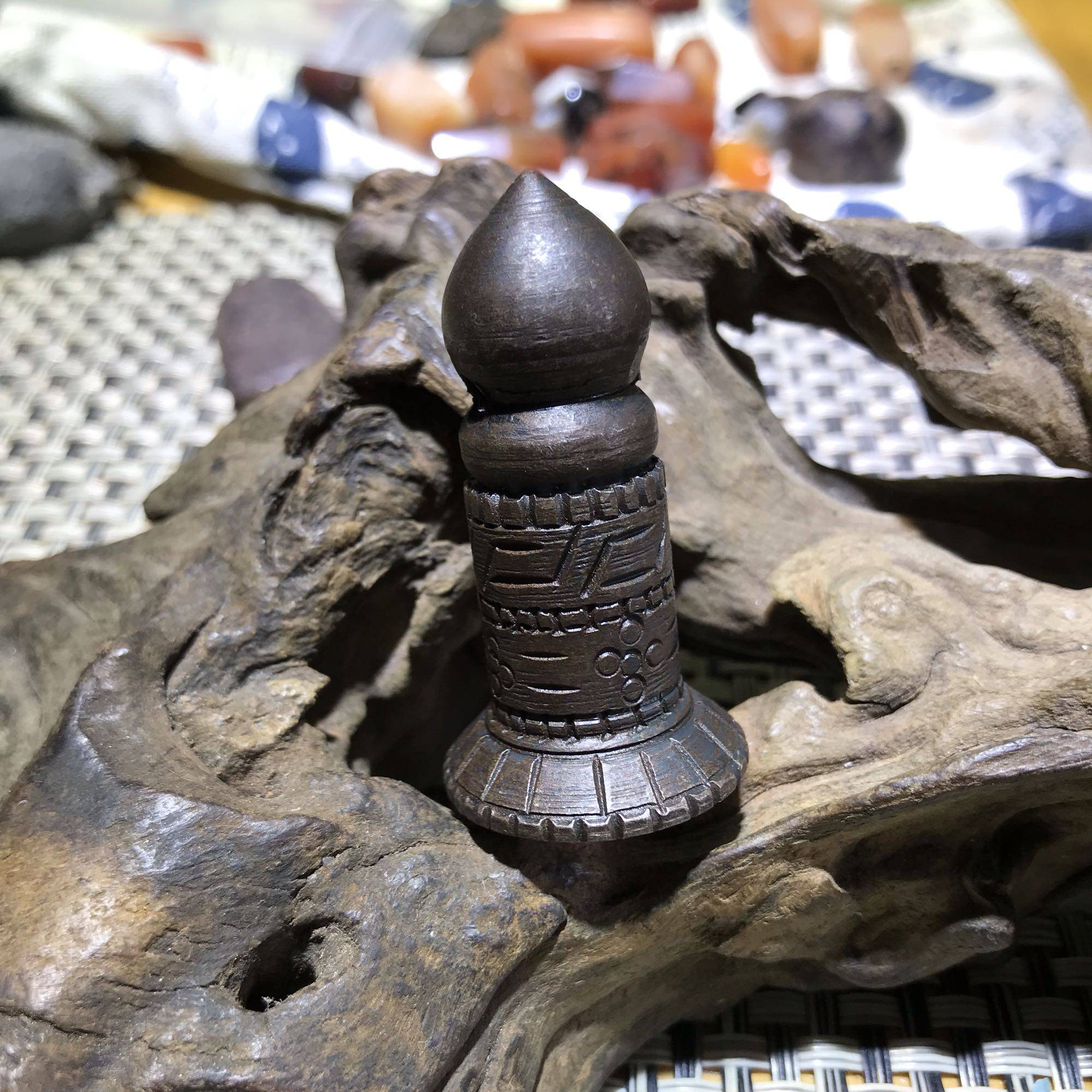 改行处理 西亚老印章 铁印章