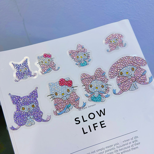 bling me同款kitty手机贴纸手帐贴纸