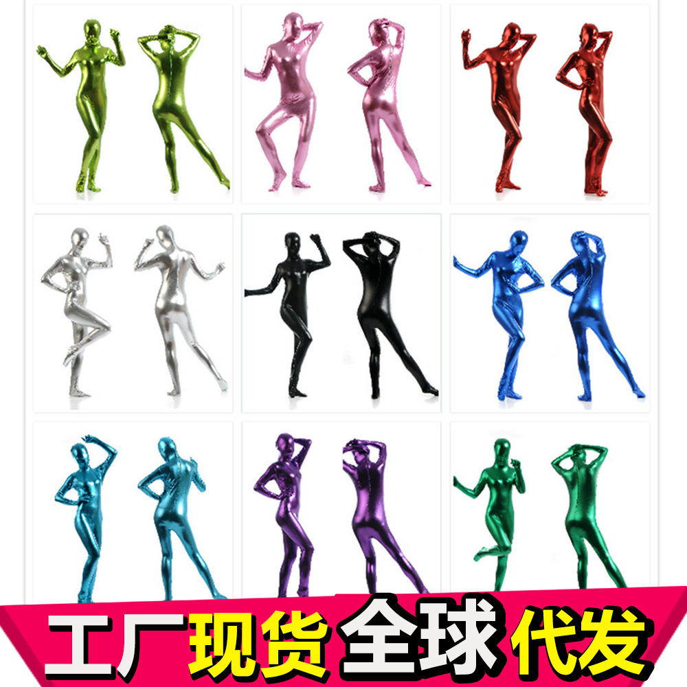 万圣节化妆舞会表演服cosplay黑寡妇性感全包涂胶紧身衣zentai