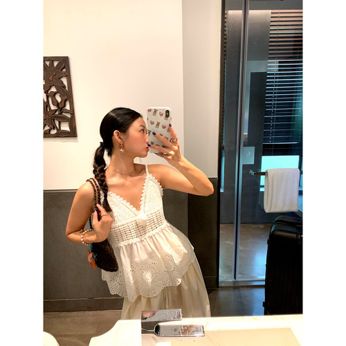 落落狷介吊带背心女夏外穿