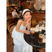 减龄穿搭一整套白色背心 夏天套装 蛋糕裙两件套 巨好看 落落狷介