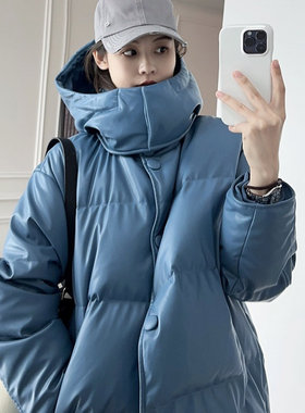 2026海宁新款女真皮羽绒皮衣