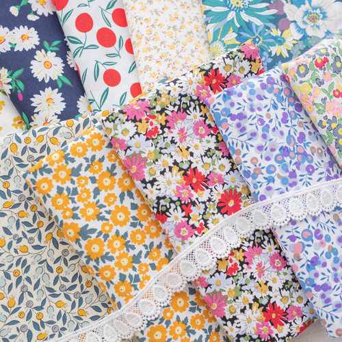 喵爸喵妈纯棉府绸清新仙女布料