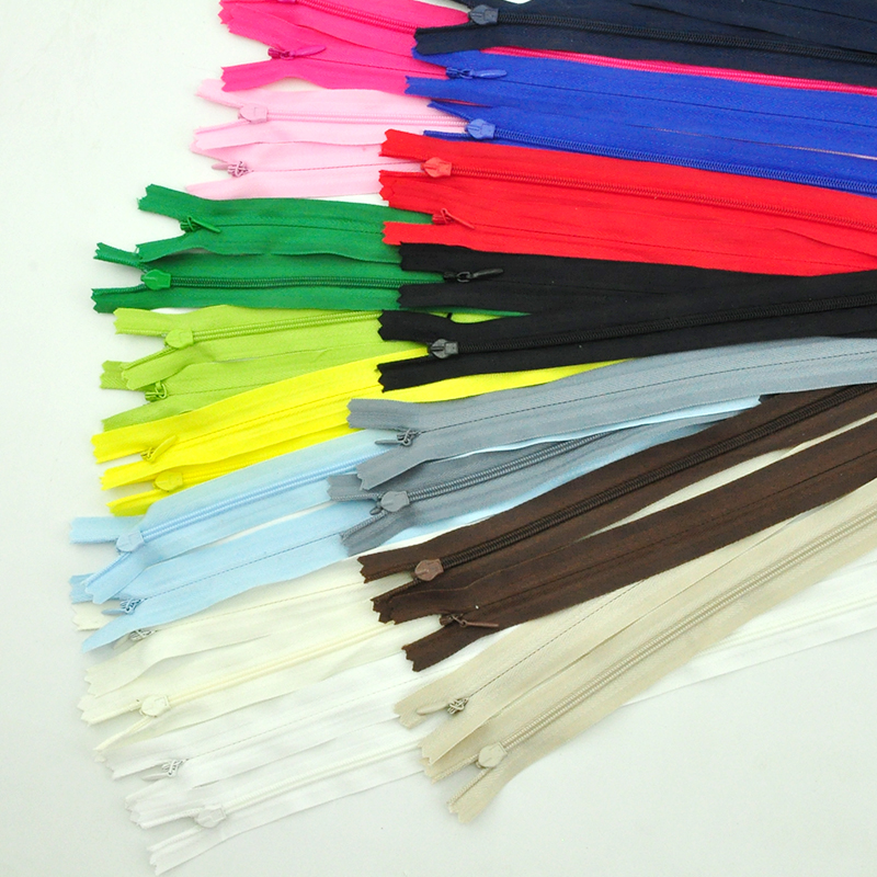 糖果色彩色链枕套拉链1.5元两条