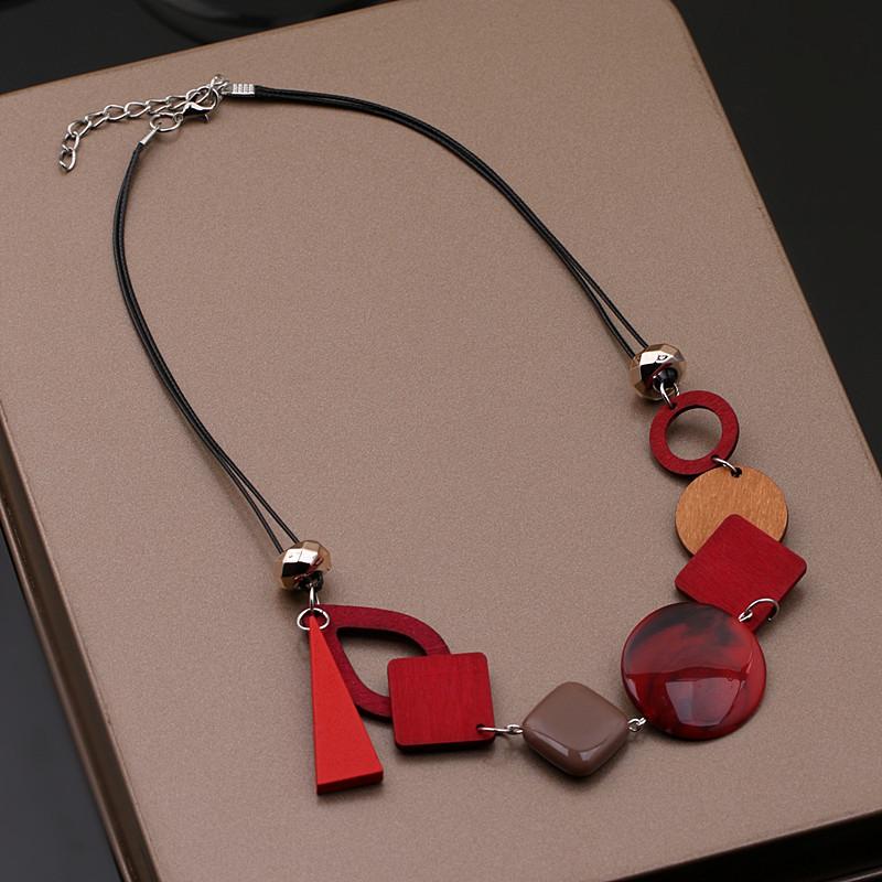 独特红色小众设计装饰项链女毛衣链搭配打底衫衣服配饰品2025新款
