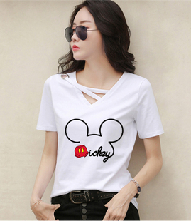 女装 唯品会清仓特卖9.9元 T恤上衣服楚楚街特价 短袖 折800官网 包邮