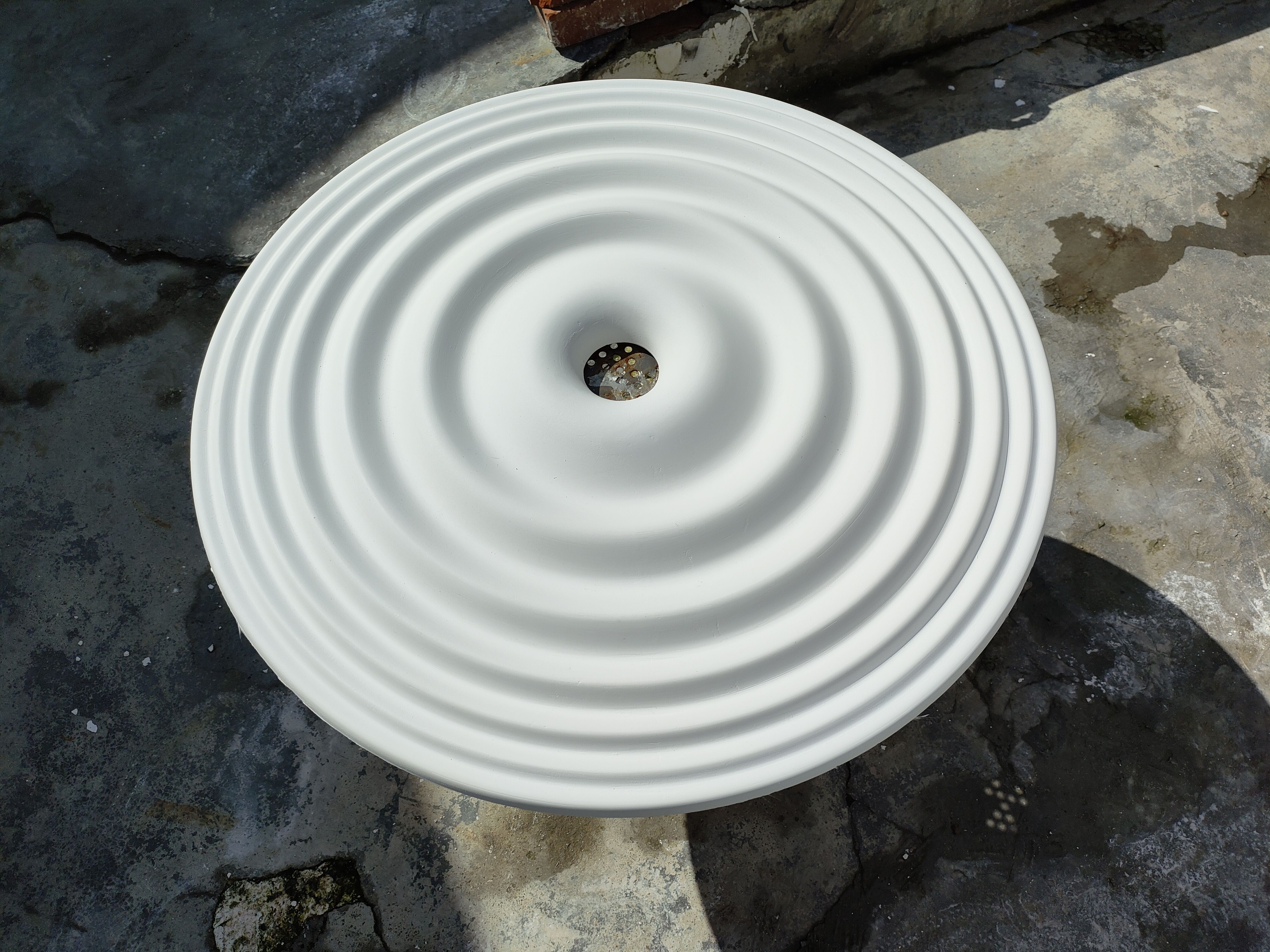 石膏水波纹灯盘天花吊顶圆盘