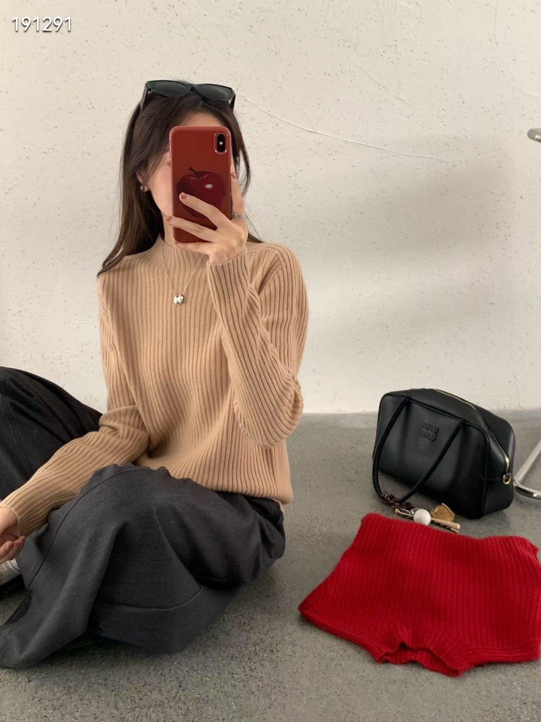 欧洲站2025秋冬新款100%羊毛加厚保暖半高领打底衫坑条毛衣内搭女