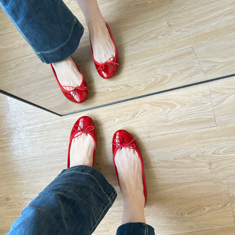 小鱼家浅口漏指缝通勤单鞋蝴蝶结平底单鞋,女鞋,浅口单鞋,淘宝优惠券,粉丝福利购,淘宝优惠卷