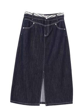 【专柜买手珠珠专属】新款水洗牛仔半身裙241C42582