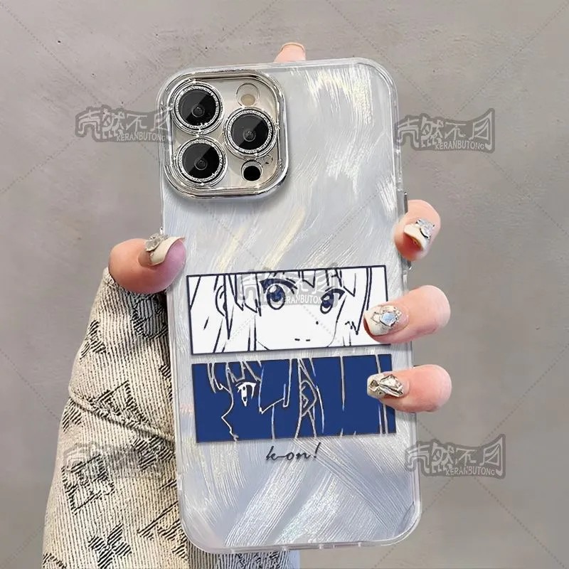 k-on轻音少女秋山澪羽纱手机壳适用vivo苹果13荣耀200oppo小米14