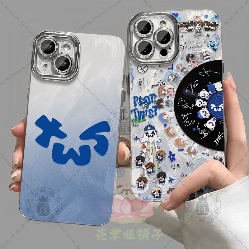 TWS申惟图标唱片手机壳适红米华为苹果15vivo荣耀200韩团OPPOa92