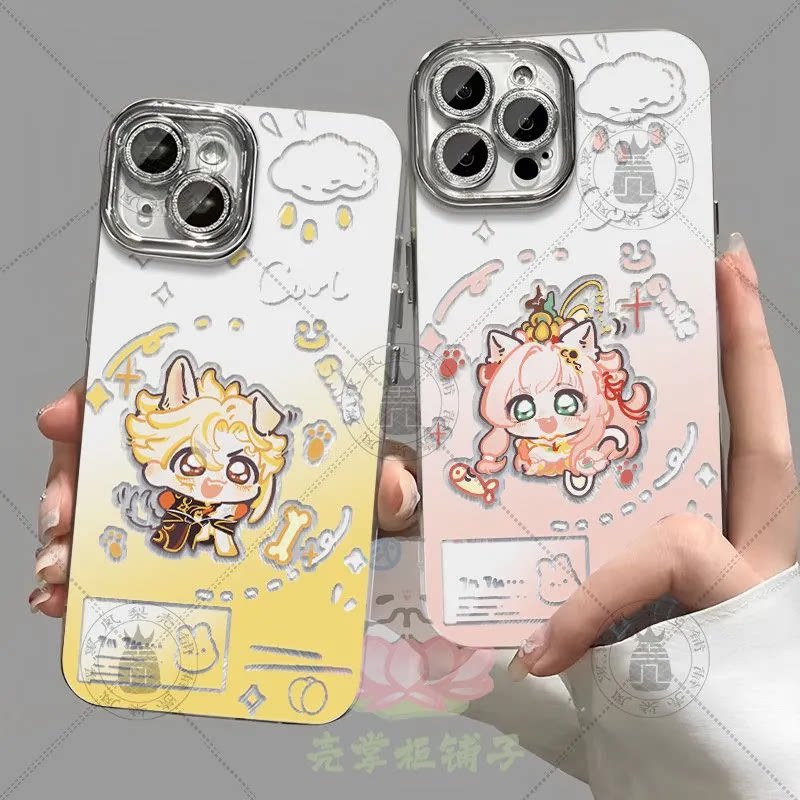 王者荣耀曜施续相思情侣手机壳适用小米15vivoS19苹果16华为红米