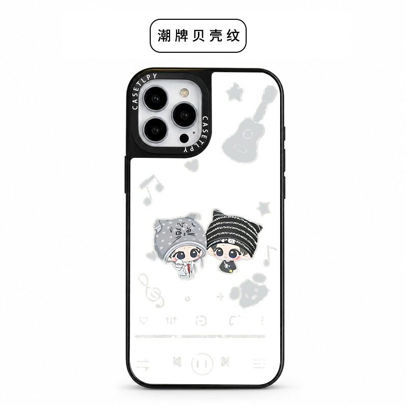 手机壳适用于苹果华为荣耀OPPO小米VIVO防摔高级感保护套朱苏棍铲CP眼神