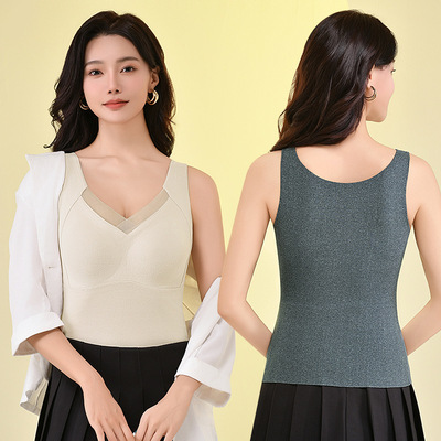 新款居家石墨烯德绒女士保暖内衣