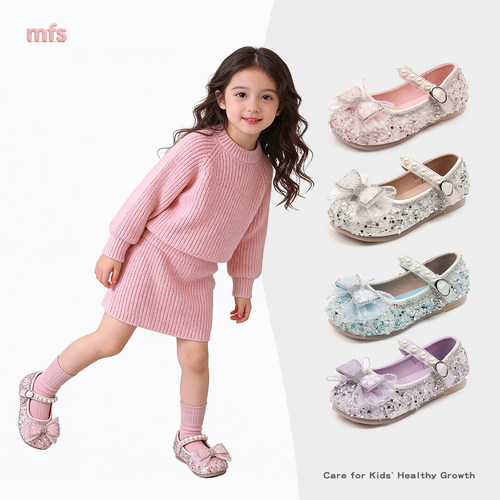 轻奢|水钻|公主鞋|女孩软底