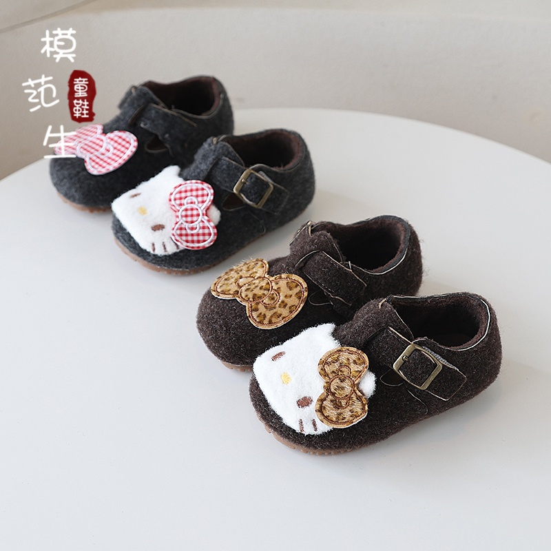 女童加绒保暖二棉棉鞋