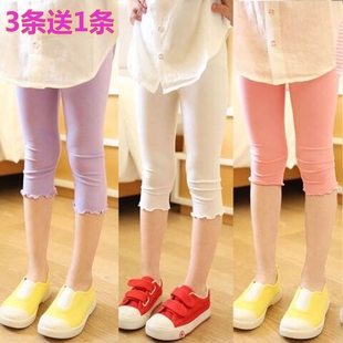 马裤 2025新款 防蚊薄款 不起球不掉色莫代尔棉7分打底裤 女童春秋款