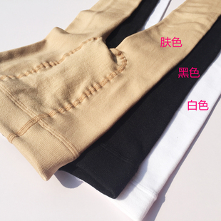 儿童肉色连裤 九分加绒舞蹈袜子 袜薄绒中厚秋冬男童女童肤色打底裤