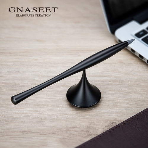 悬浮永恒笔无墨金属笔德国商务定制解压笔黑科技创意文具GNASEET