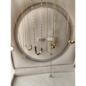 回馈 Loc小众品牌设计 库存 钛钢k金保色系列项链长40 6㎝