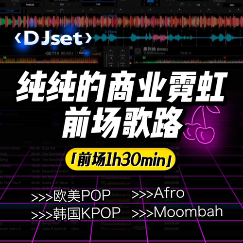 纯商业霓虹前场DJset/DJ排歌套曲/步车歌曲