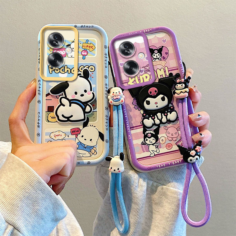 适用于realme真我Note 60X手机壳 硅胶软防摔全包边保护套 创意卡通贴公仔情侣