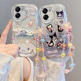 A56S浮雕公仔手机壳realme Q5i V23 防摔全包软壳 适用于OPPO V23i可爱情侣保护套 A57