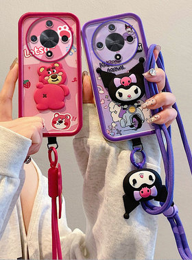 适用荣耀Honor X9B手机壳 Magic6 Lite/荣耀X50硅胶软防摔贴公仔保护套 个性创意卡通情侣软壳