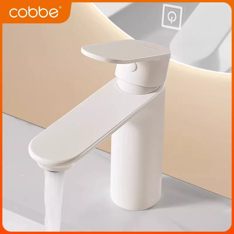 卡贝水龙头洗脸盆冷热水卫生间白色龙头面盆洗手池脸盆台盆洗手盆