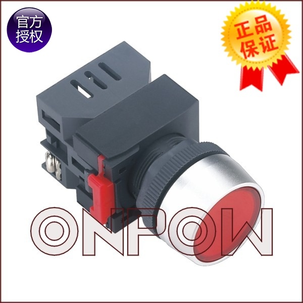 ONPOW中国红波按钮开关--22mm信号指示灯 LAS0-A3Y-D/△/▲/◎