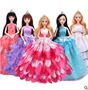 3D Dress Up Barbie Nhạc Doll Barbie Set Hộp quà Công chúa Váy cưới Váy 12 Cô gái Đồ chơi - Búp bê / Phụ kiện trang sức cho búp bê