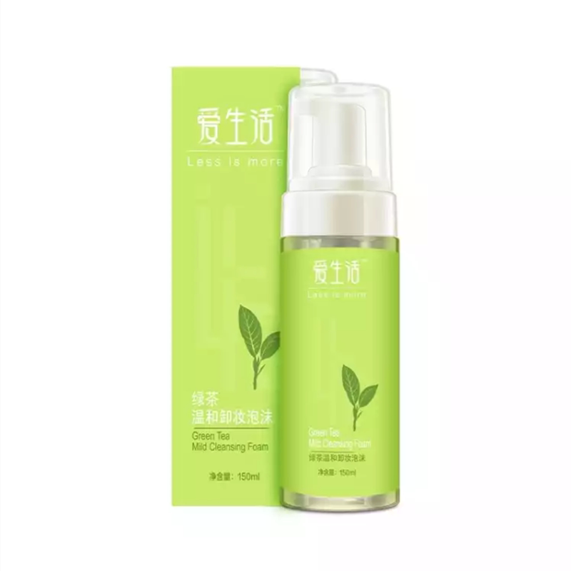 绿叶爱生活护肤品绿茶温和卸妆泡沫洁面乳控油洗面奶卸妆水正品