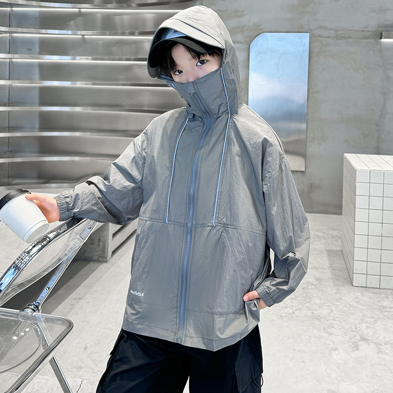 男童防晒衣外套2025新款洋气儿童夏装防晒服男孩夏季薄款防紫外线