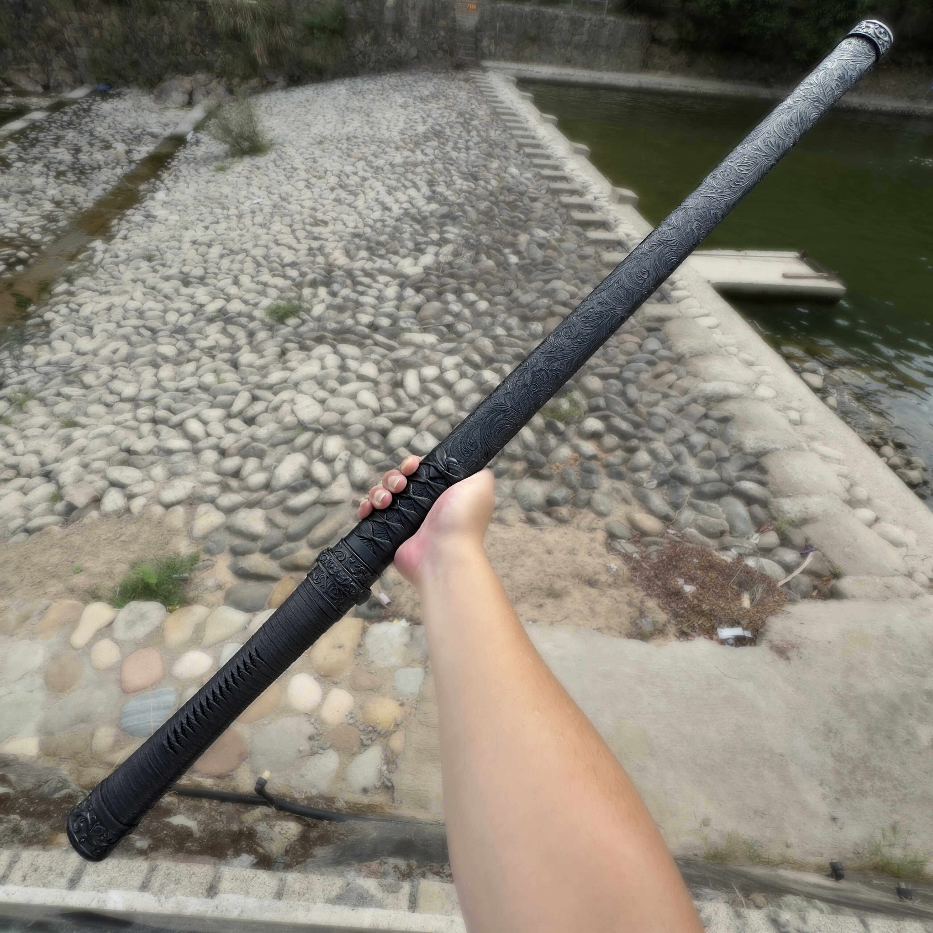 唐横刀专业训练木刀把玩木刀武术道具刀剑防身冷兵器