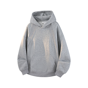 8W件330g螺纹拼接设计连帽套头卫衣3D暖光 WY617 特P28，男装卫衣，电商A030-1