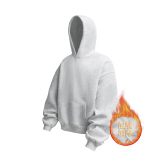 5W件华棉420g2026春款加绒款连帽套头卫衣可得物3DWY801-JR特P35，男装卫衣，电商A030-1